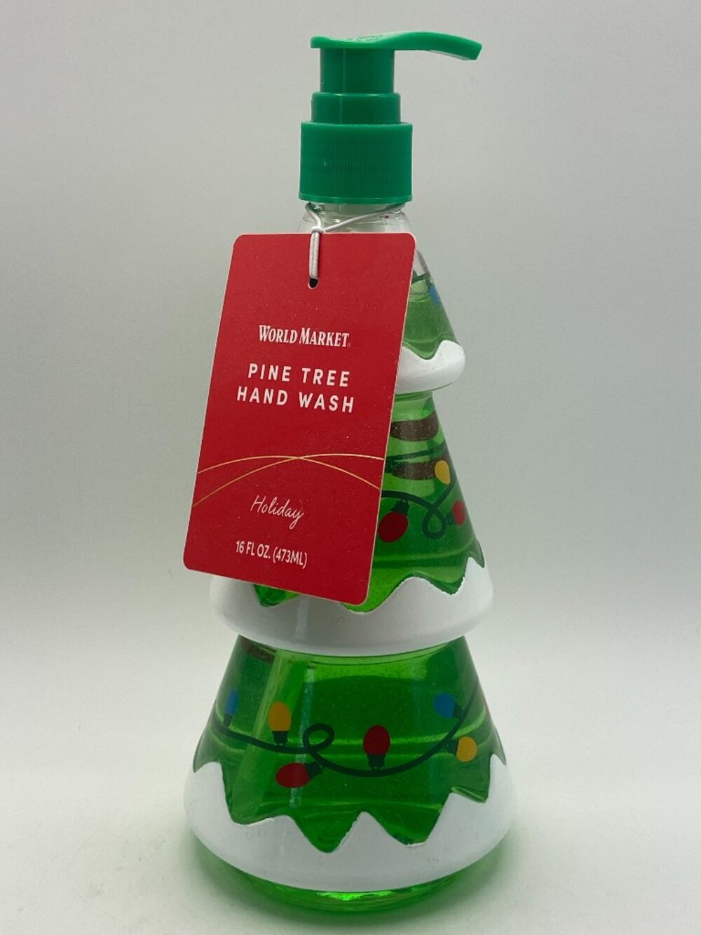 World Market Pine Tree Shaped Liquid Hand Soap (16 fl oz / 473ml) - New With Tag